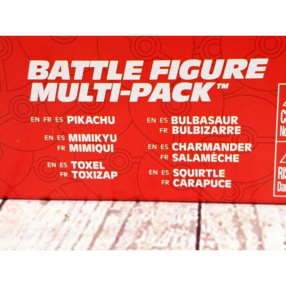 Pokemon Battle Figure Multi-Pack Pikachu Bulbasaur Charmander Squirtle Mimikyu T - Picture 2 of 11